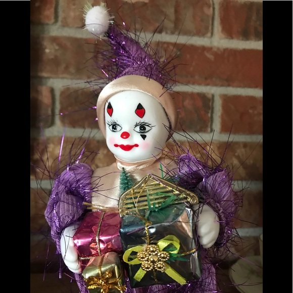 Rare Vintage Porcelain Birthday Collector Clown - Picture 8 of 9